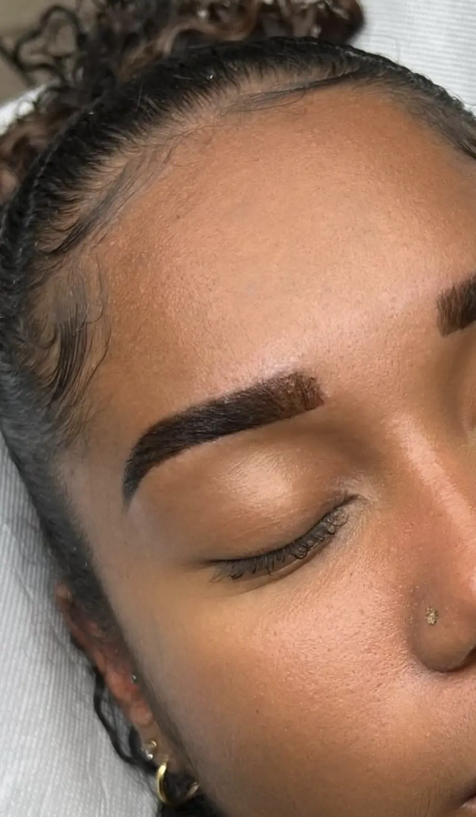 ombre brows for oily skin brisbane