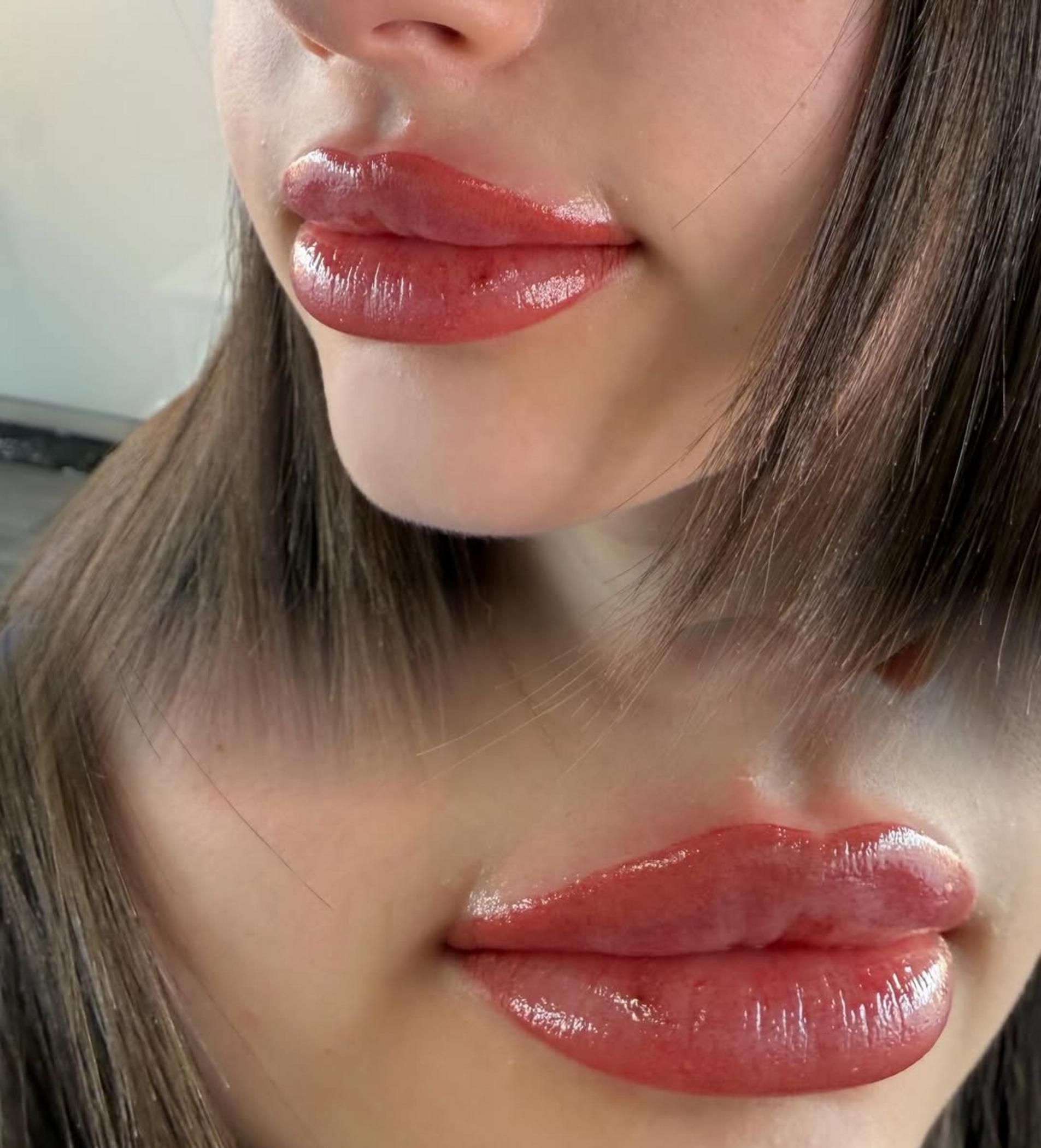 color pigments palette lip tattoo correction