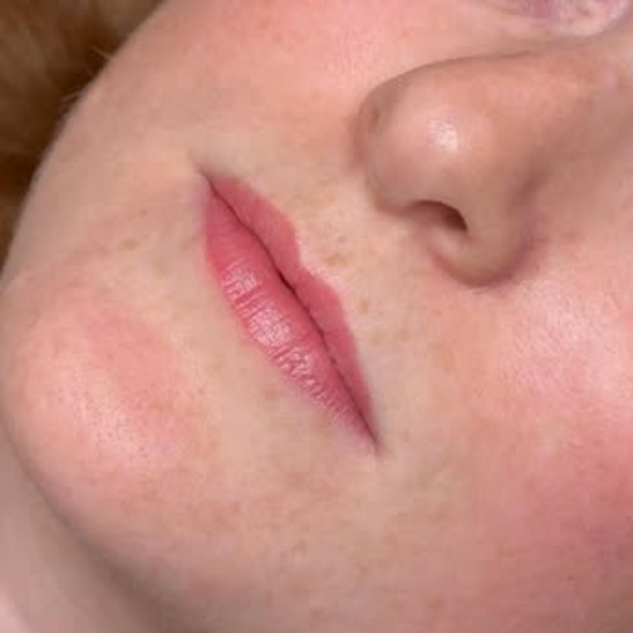 healing stages lip tattoo melanin rich skin