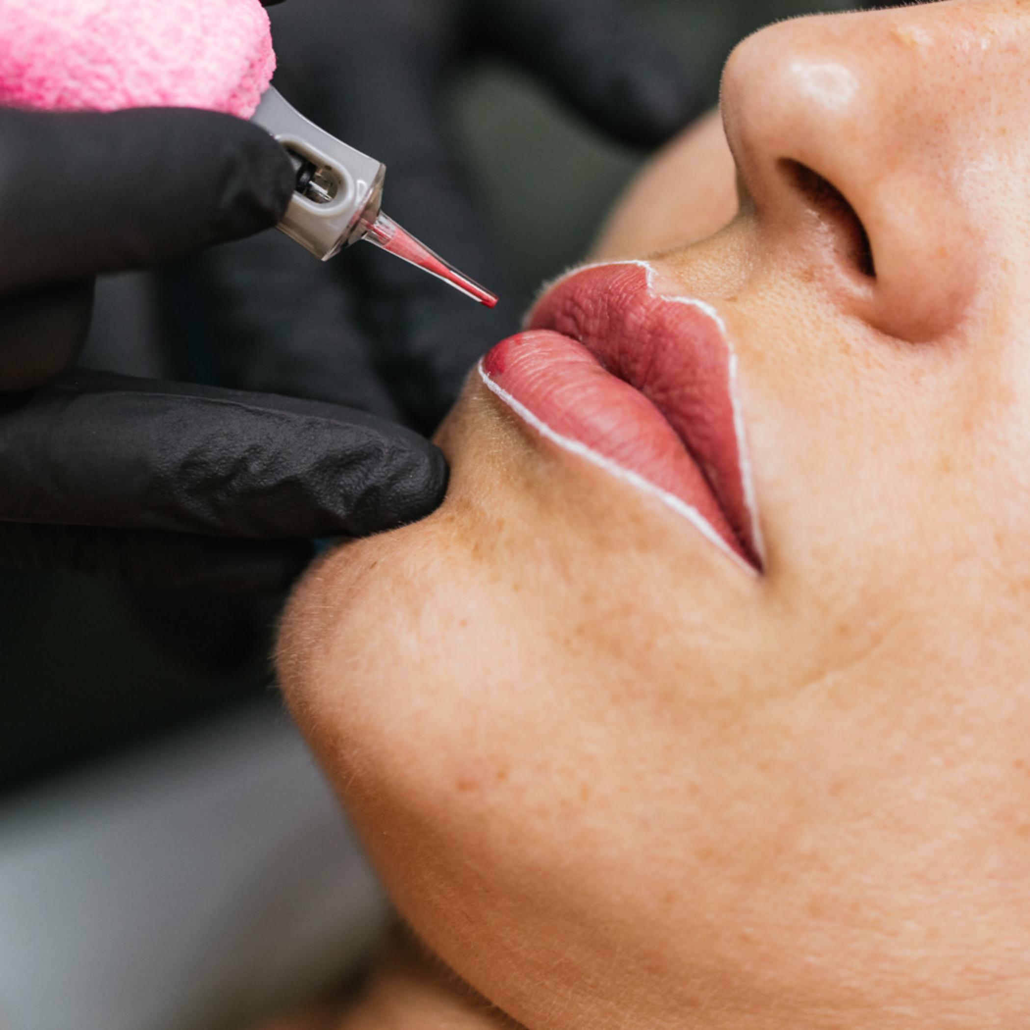 modern cosmetic tattoo studio interior
